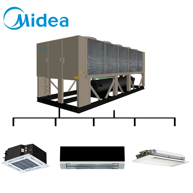 Midea 142rt Rivast Manufacturer Cooling System Machine Air Cooled Screw Water Chiller