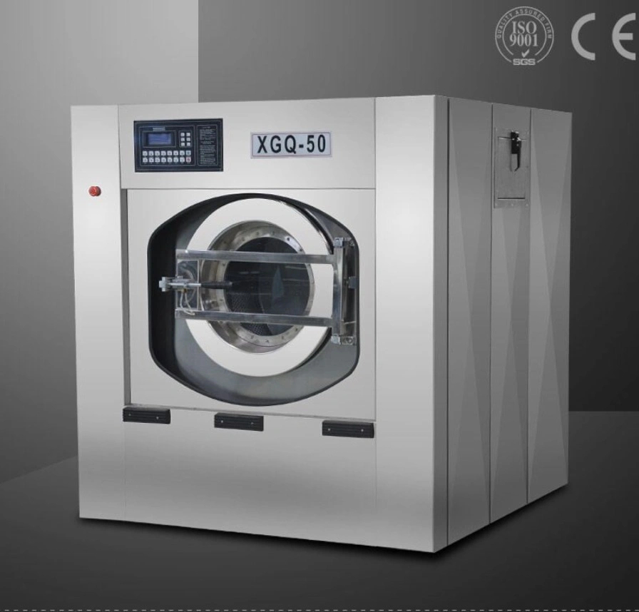 50kg CE Certified ISO 9001 Industrial Commercial Stainless Steel Automatic Hotel, Laundry Shop, School, Hospital Use Washing Machine