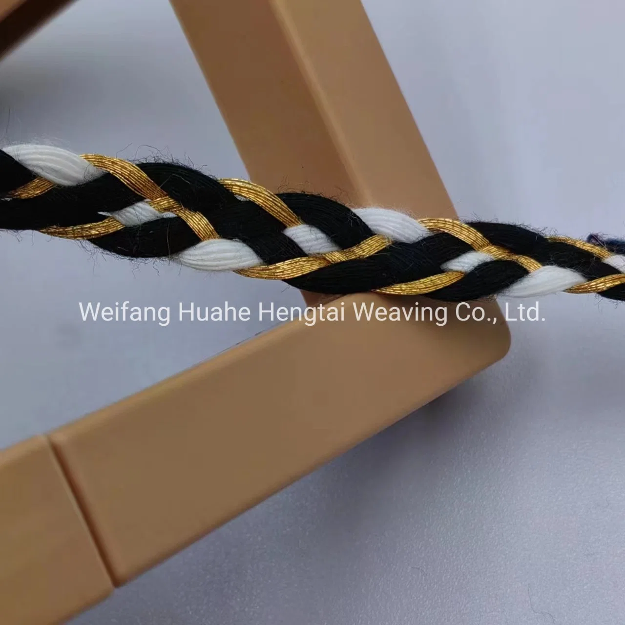 Customizable New Wholesale/Supplier Polyester Five Strand Braided Rope Clothing Accessories