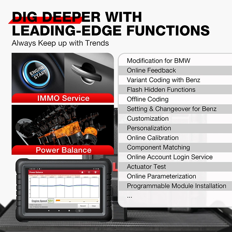 2021 Lancement de la plus récente X431 Pros V 1.0 X431 PRO avec diagnostic bidirectionnel, 31+ fonctions de réinitialisation, le codage de l'ECU, Programme clé, Adas X431