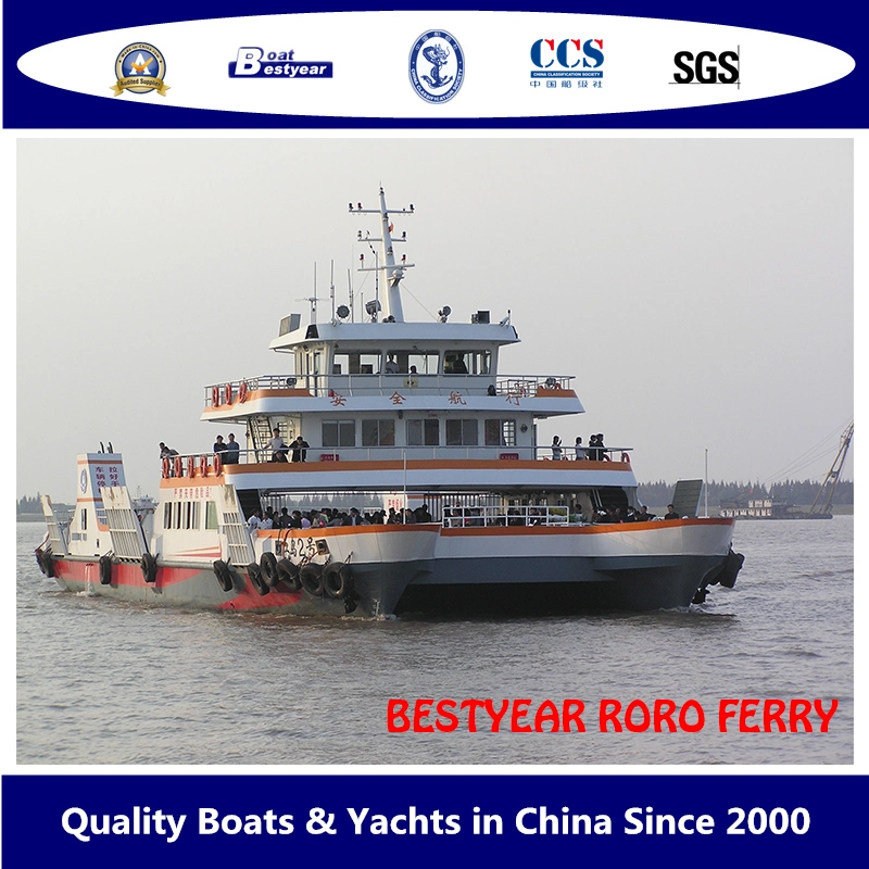 Bestyear 46m Large Steel Roro Ferry Ship for Passenger and Cargo Transfer Vessel Ferry