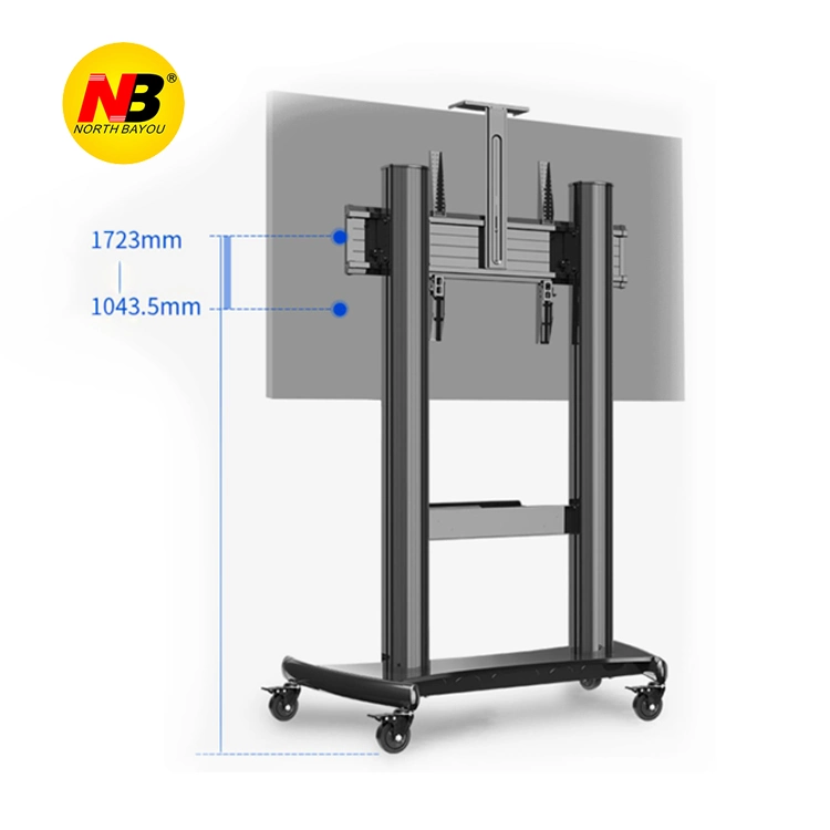 to Indonesia Nb Avt 1800-100-1p Aluminum Mobile Workstation TV Cart with G200 AV Cabinet and Avt1800-100-1p Fit 60"-100" Flat Panel LED LCD TV