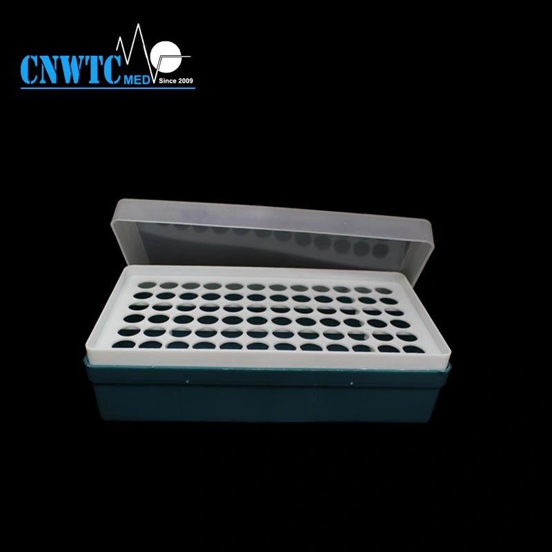 72 Well 1.5ml Plastic Storage Microcentrifuge Tube Box Rack