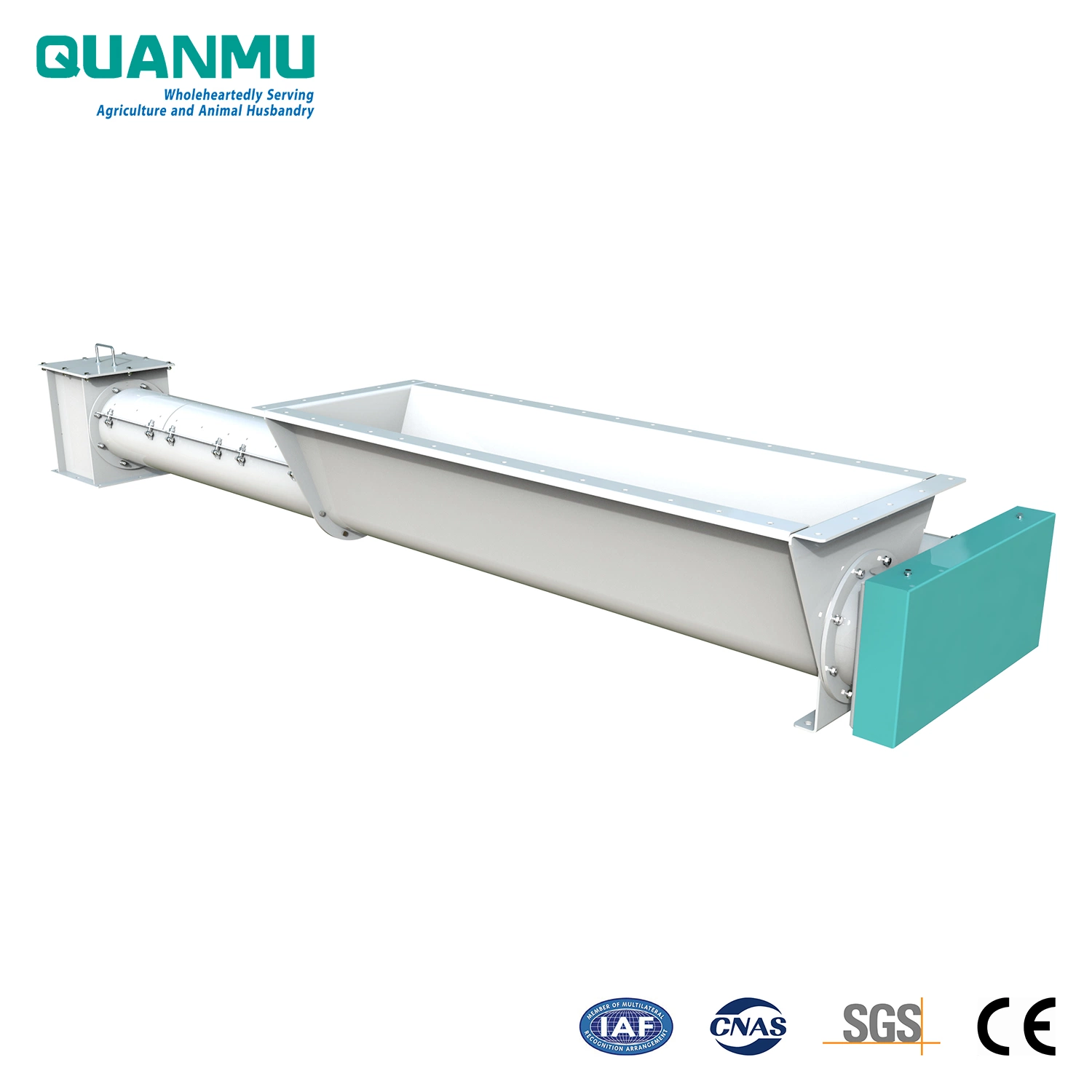 Pig and Livestock Animal Feed Powder or Pellet Material Sealing Tubular (Pipe) Screw Conveyor in Conveying Machine