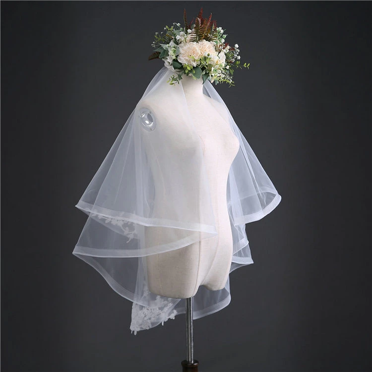 Double robe de mariée avec sabot de simples accessoires de mariage coréen