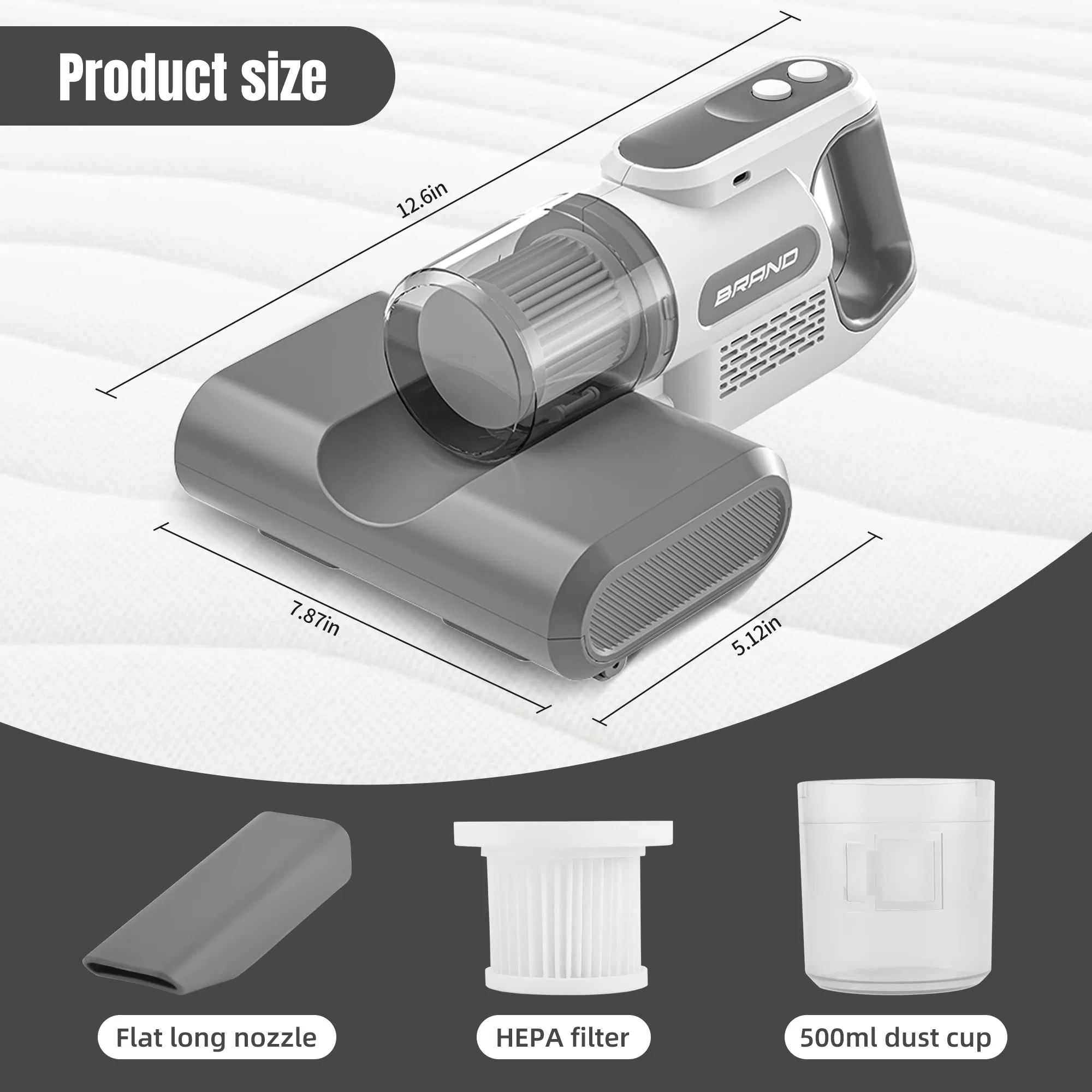 Wholesale/Supplier ODM Hot Strong Suction Effective Cleaning Handheld Mattress Vacuum Cleaner