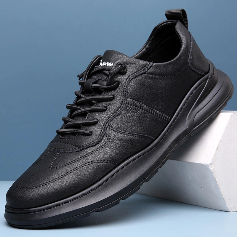 2023 New China Products/Suppliers. High quality/High cost performance  with Genuine Cowhide Men&prime; S Lace-up Leather Business Dress Shoes