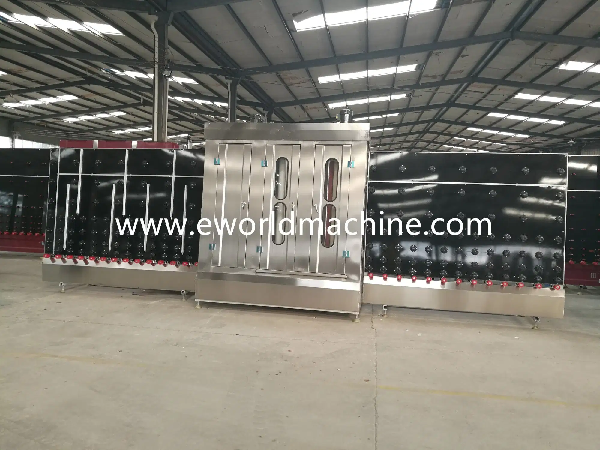 Factory Sale Vertical 2000mm Glass Washing Drying Equipment