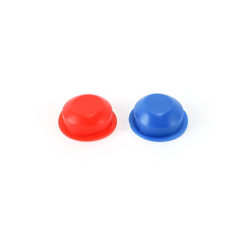 Soft Vinyl PVC Silicone Pipe Threaded Plastic End Cap Switch Button Dust Proof Protector Silicone Cap