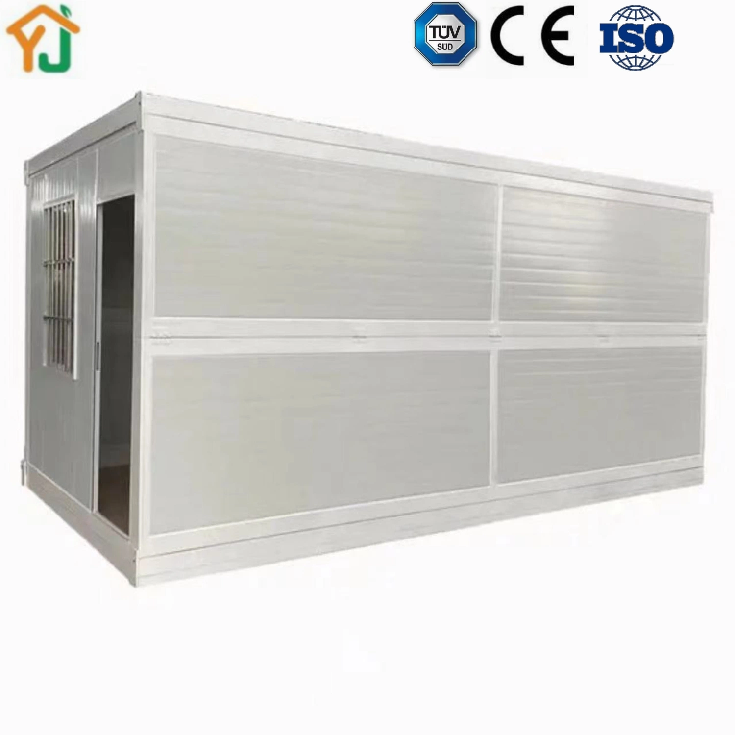 Low Cost Drawing Small Living Portable Sandwich Panel Prefabricated Prefab Light Steel Structure Frame Building Villa Modular Movable Mobile Container House