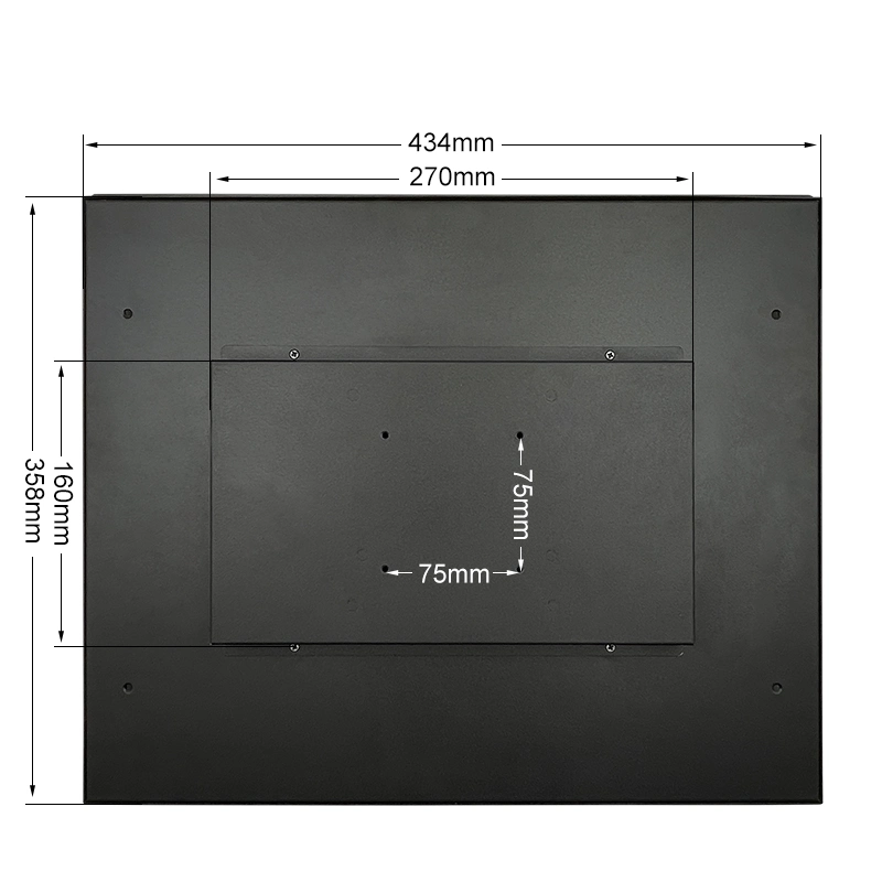 19 Inch 1280*1024 HDMI VGA Non Touch Screen Metal Aluminum TFT Embedded Pure Flat OEM ODM Industrial LCD Monitor