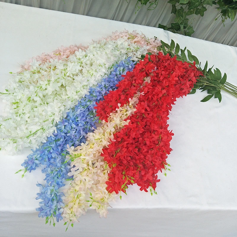 Wholesale/Supplier Orchid String Wisteria Vine Ratta Hanging Garland Silk Flowers