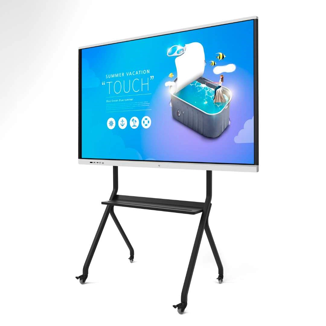 55inch 65 75 86 98 100 Inch Electronic Smartboard Big LCD Display Price TV All in One Digital Smart White Board Flat Panel Touch Screen Interactive Whiteboard