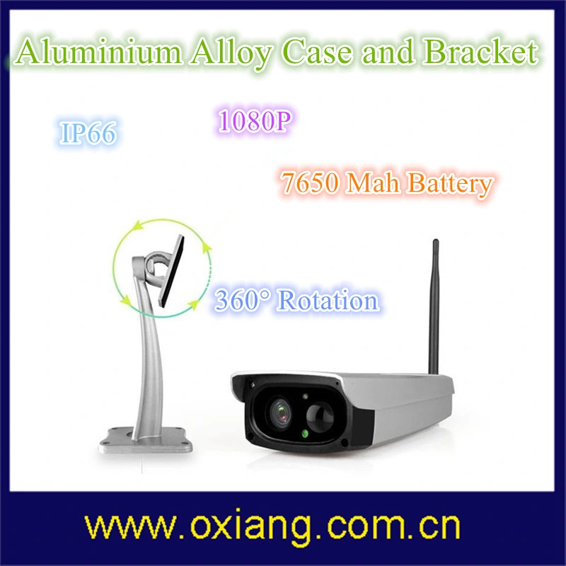 IP66 Outdoor Solar Surveillance Camera 1080P 2 Way Communication WiFi Battery Camera