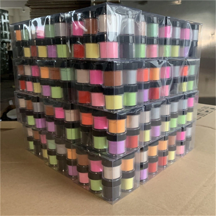 56g 28g 113g de 1kg Bolsa colorido Paquete Jar sumergir las uñas de acrílico de polvo de maquillaje en polvo acrílico para uñas