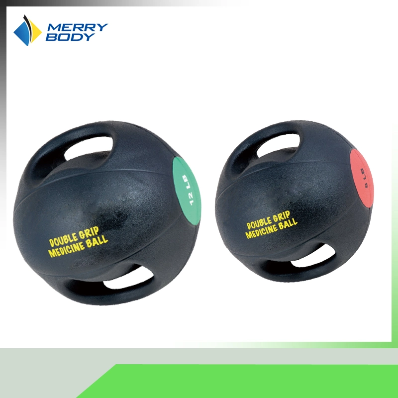 Noir couleur Gym Fitness matériel Crossfit caoutchouc Medicine ball