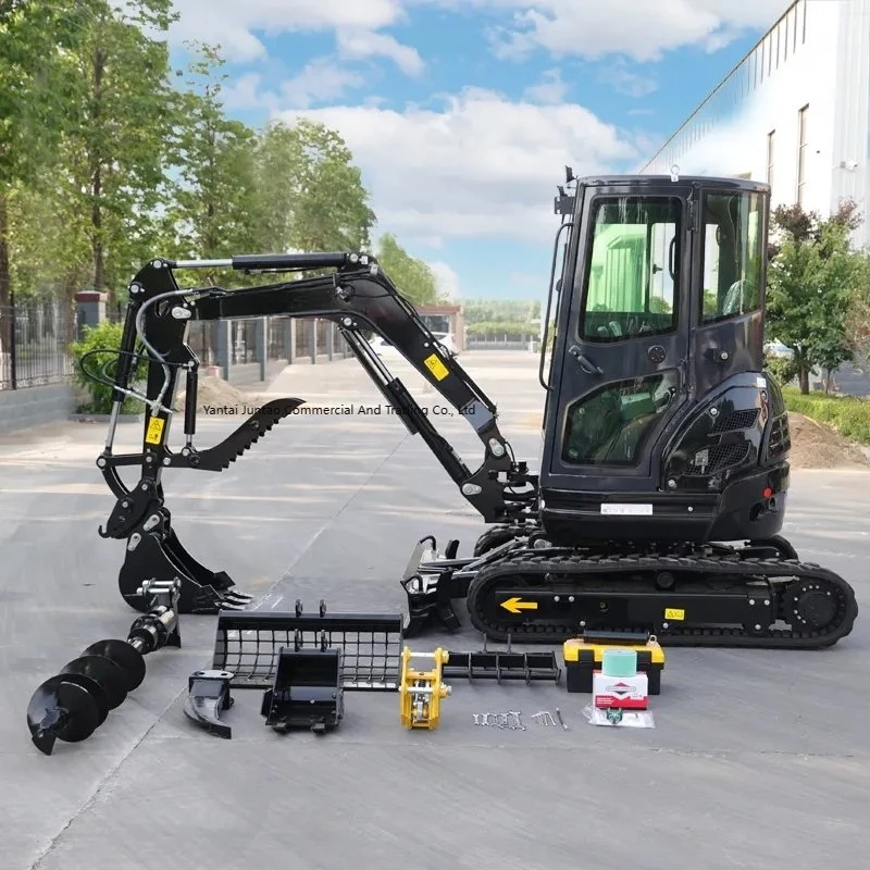 Chinese Crawler Small Digger Mini Excavator Price for Sale with Bucket New Volvo Crawler Excavator with Fuel Saving