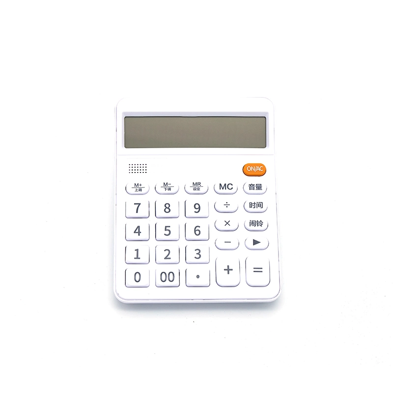 Calculadora básica de Digit batería solar Dual Power Calculadora de escritorio