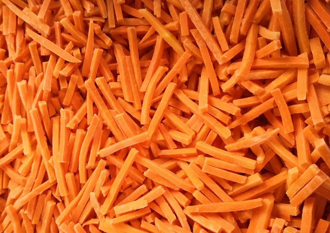 Природные свежесть продуктов IQF замороженные моркови газа экспорта овощей из Китая