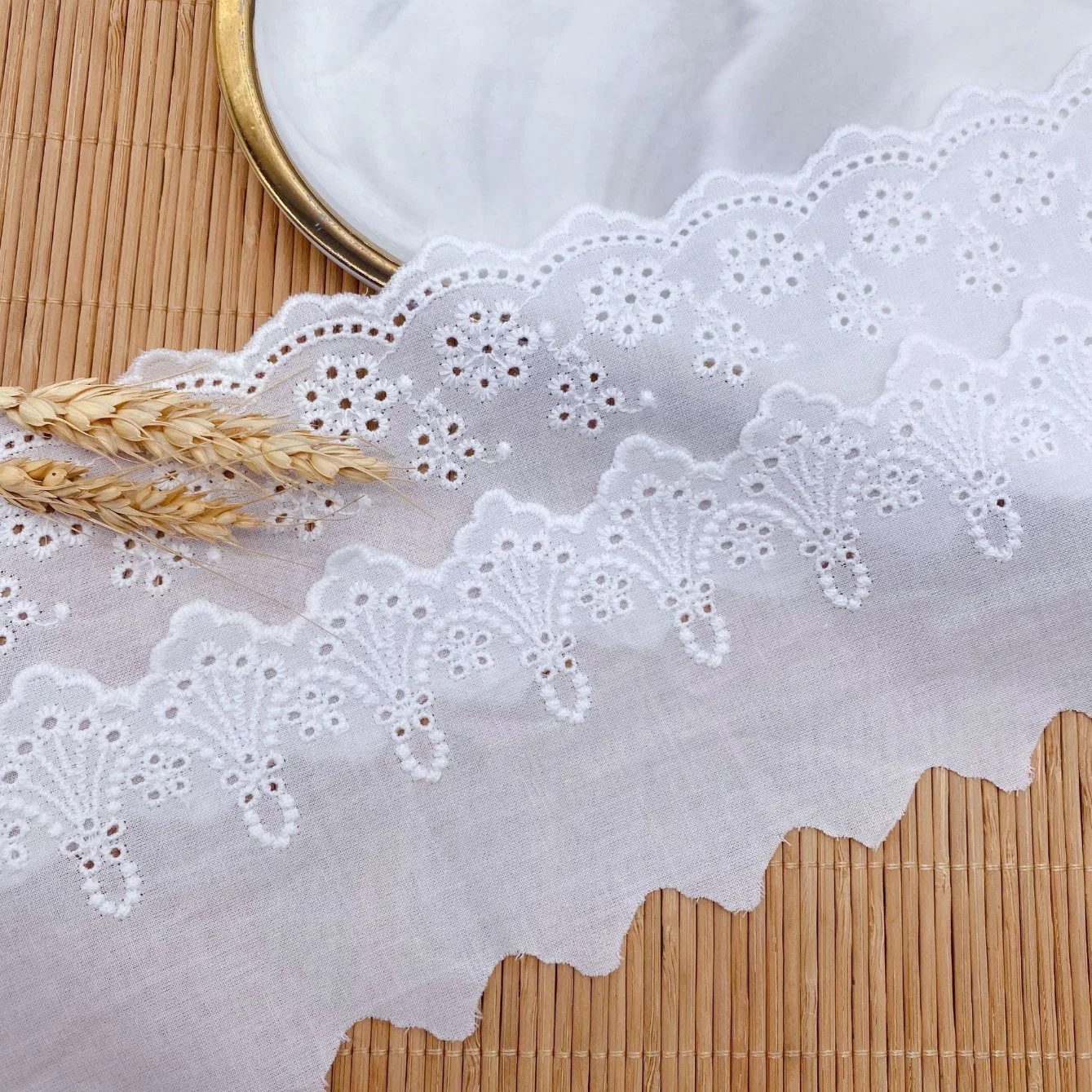 Lace Wholesale/Supplier Clothing Accessories Cotton Thread Hollow Small Flower Water Soluble Lace