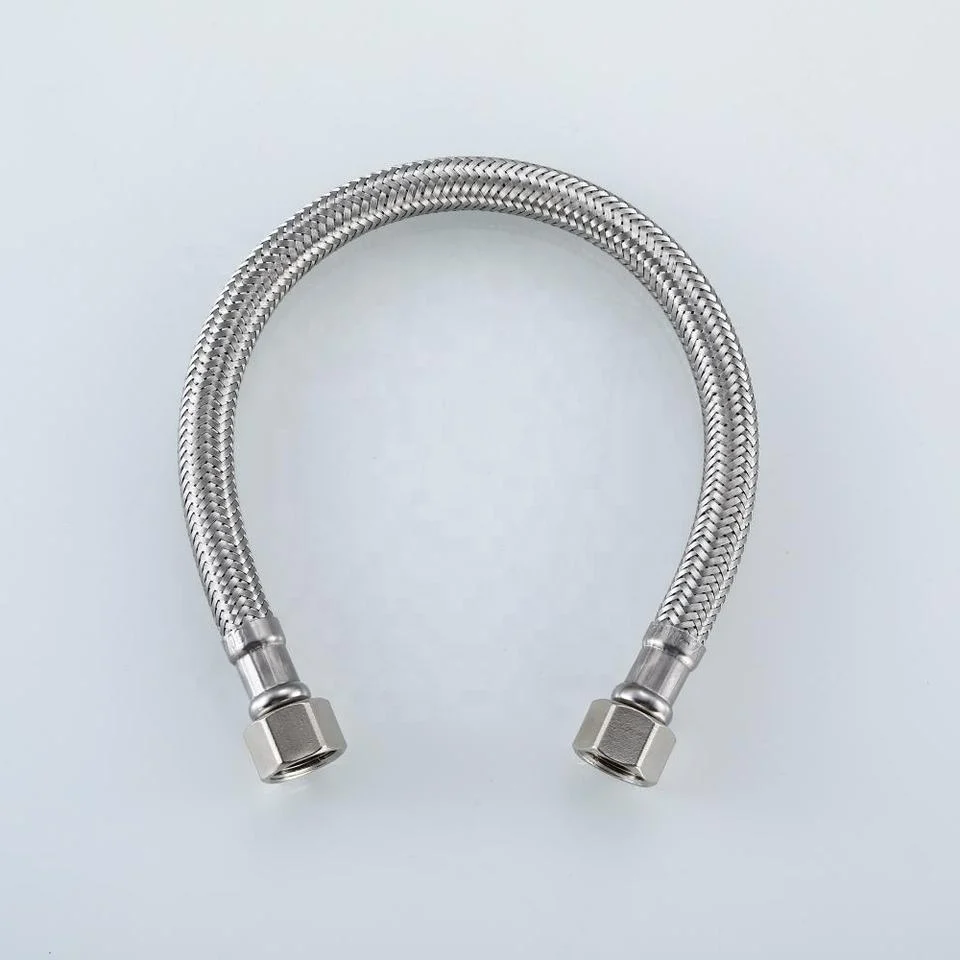 Toilet Stainless Steel Wire Braided Metal Flexible Water Plumbing Hoses