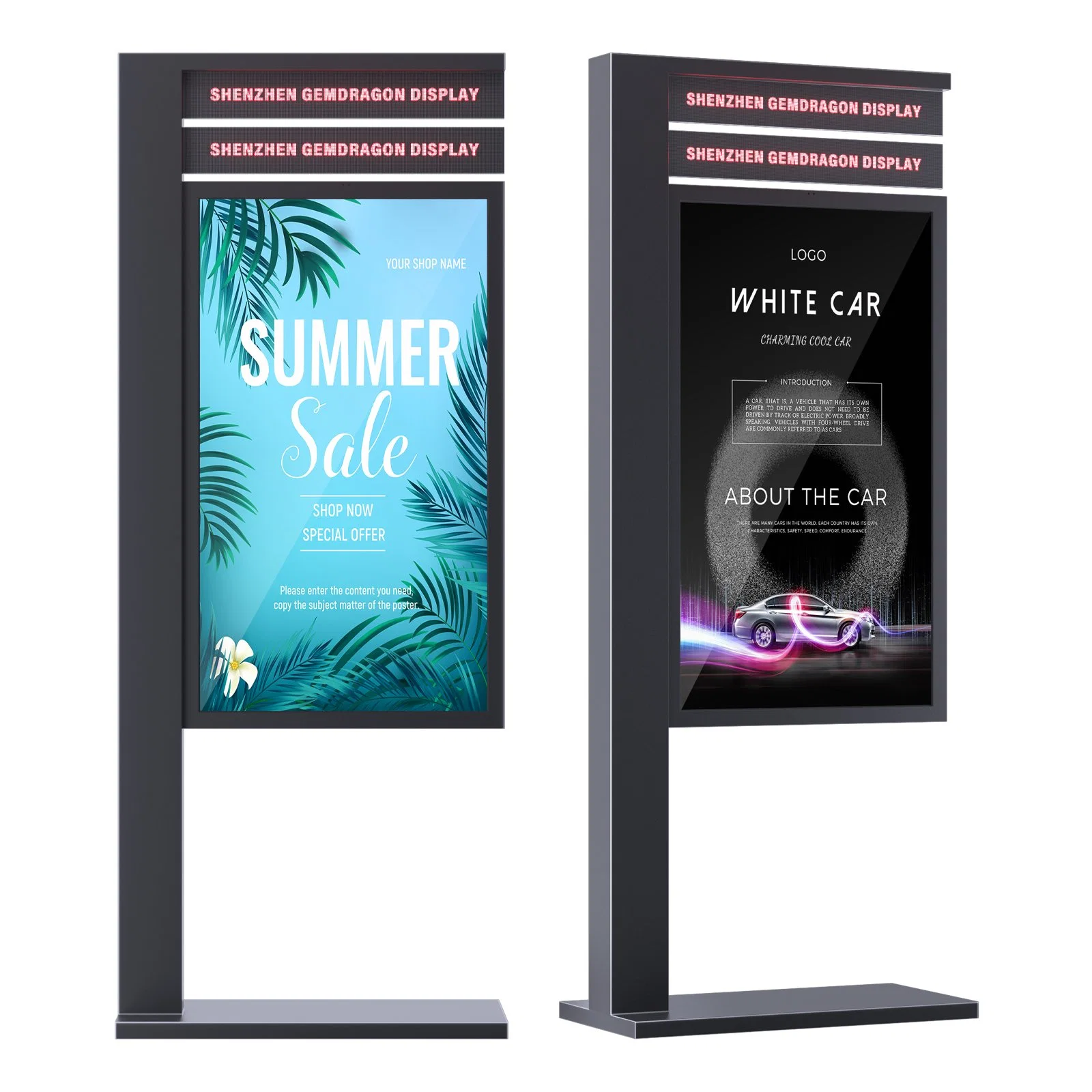 Sunlight Readable Monitor 3500 Nits LCD HD Panel Board 50 Inch Display Digital Signage 32" Outdoor Advertising Screen for Sale