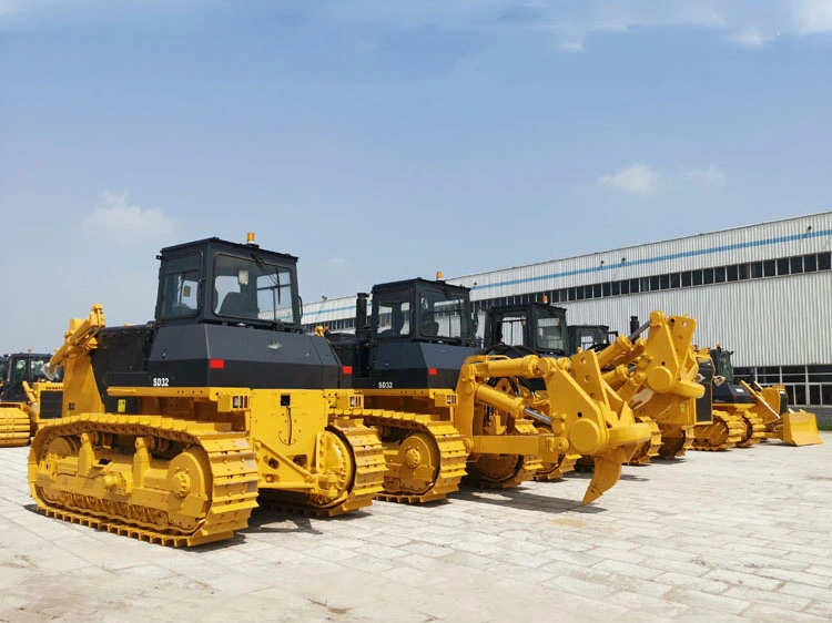 Shantui Venta caliente 320HP Bulldozer de oruga bulldozer de Toro de gran tamaño SD32 máquina de movimiento de tierras