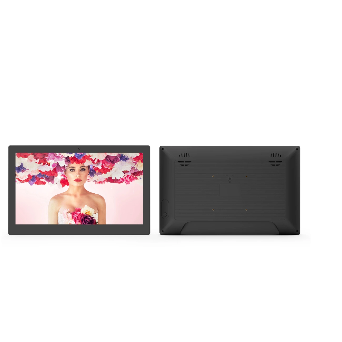 Vente en gros 13.3/15.6 pouces mural capacitif écran tactile WiFi RJ45 Panneau LCD carte SD USB signalétique numérique NFC d'intérieur commercial Écran tactile LCD