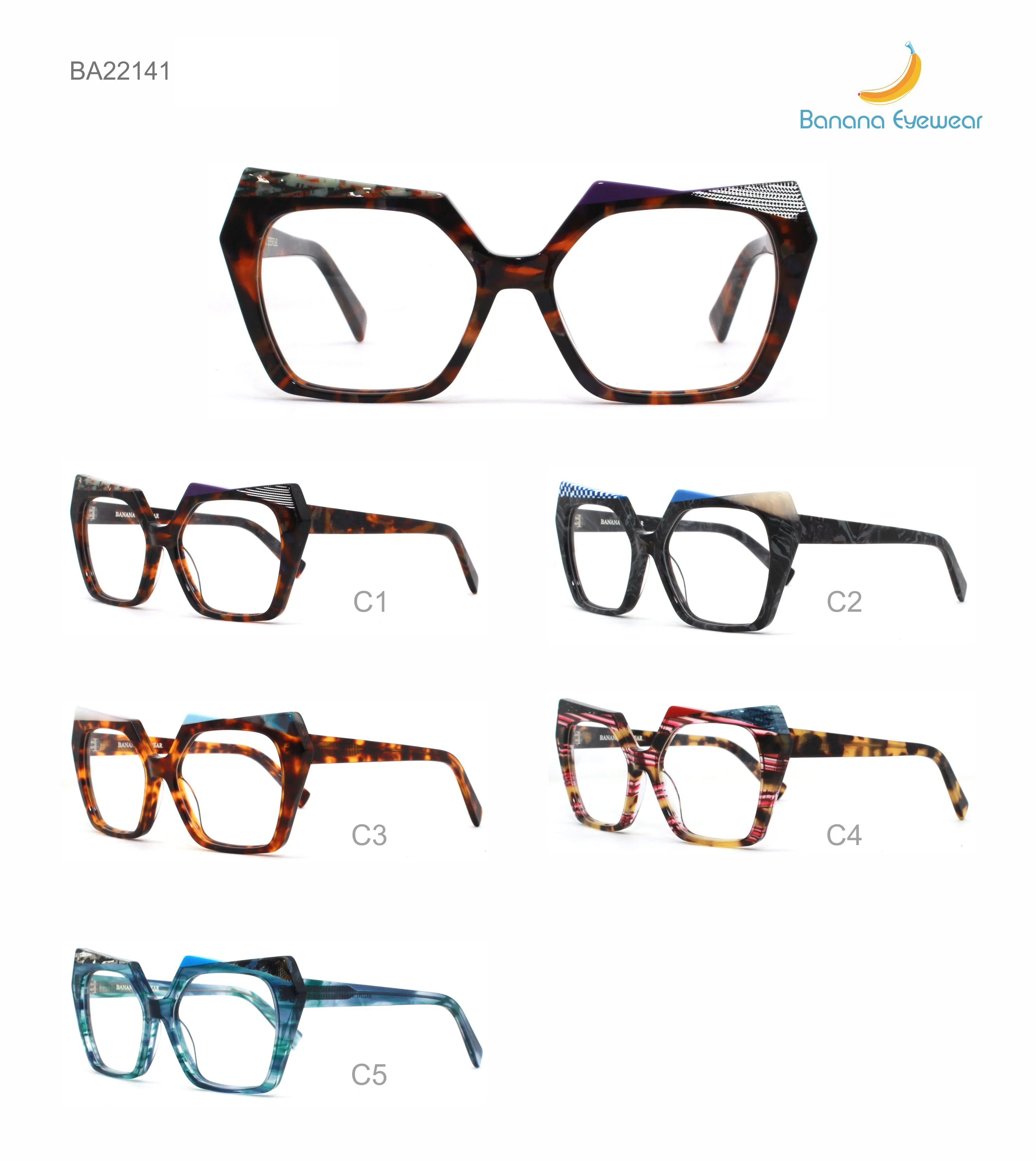 Lasted Customised Vintage Lamination Optical Spectacle Acetate Eyewear Frames