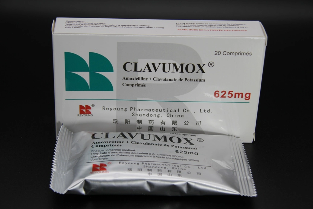 EmpfindlichkeitAntiphlogistic Amoxicillin und Clavulanate Kaliumtabletten mit GMP-Bescheinigung
