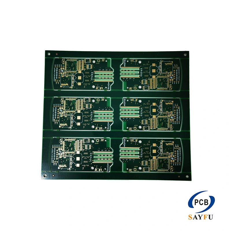 4 Layer Multilayer PCB Printed Circuit Board with Gold Finger-Blue Ink-OSP Finshed PCB