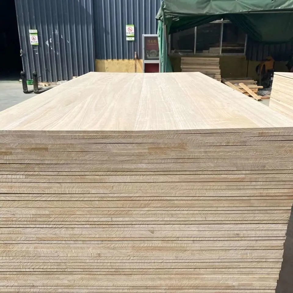 Fine Texture Sell Paulownia Furniture Board S4s Finished Primed Paulownia Wood Board