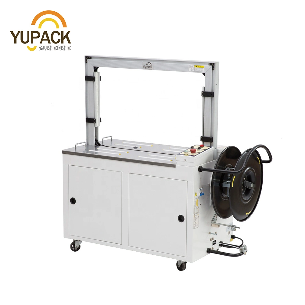 Plastic&PP&Polychem&Polypropylene&Poly Strap Semi Automatic Banding Strapper Strapping Machine for Carton Case Box