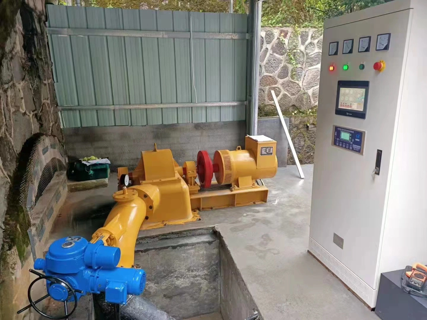 Pequenas usinas 50kw Francis turbina gerador Hidro