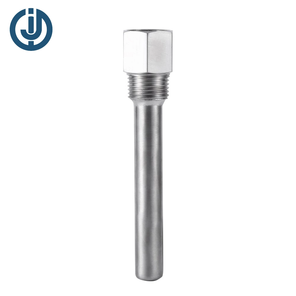 Stainless Steel Sanitary Customized Solid Drilled Tapered Thermowell with SUS Metal Casing Tube House