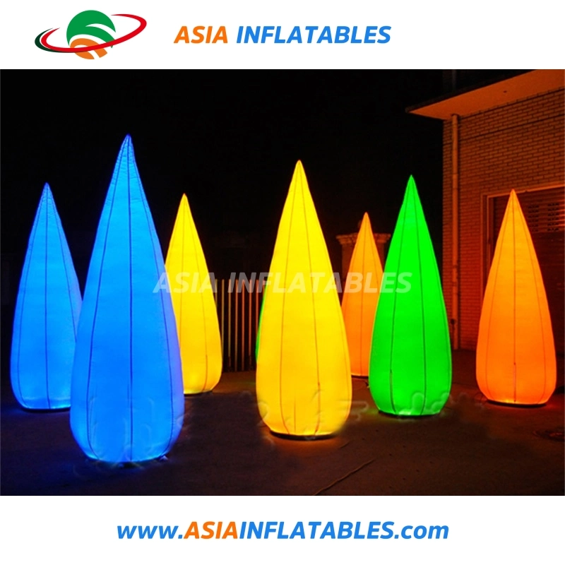 Colorful Circular LED Inflatable Cone Models, LED Inflatable Cone for Stage / Exhibition / Promotion / Advertising / Wedding