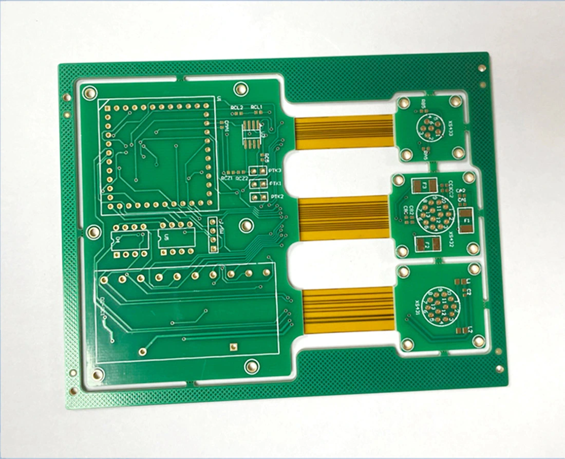 عينة PCB المضلميد/دائرة الإنتاج الضخم لوحة PCB الصلبة-المرنة PCB الدائرة مجلس الإدارة