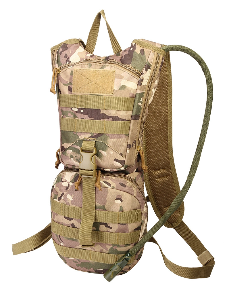 Outdoor Sports Camouflage Tactical Cycling Hiking Trave Camping Military Army Police Style Hydration Water Bladder Pack Backpack Bag (CY3660)