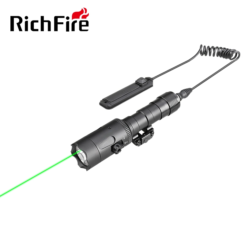 Richfire Red Laser 1200lm Tactical Light with Mouse Tail Switch