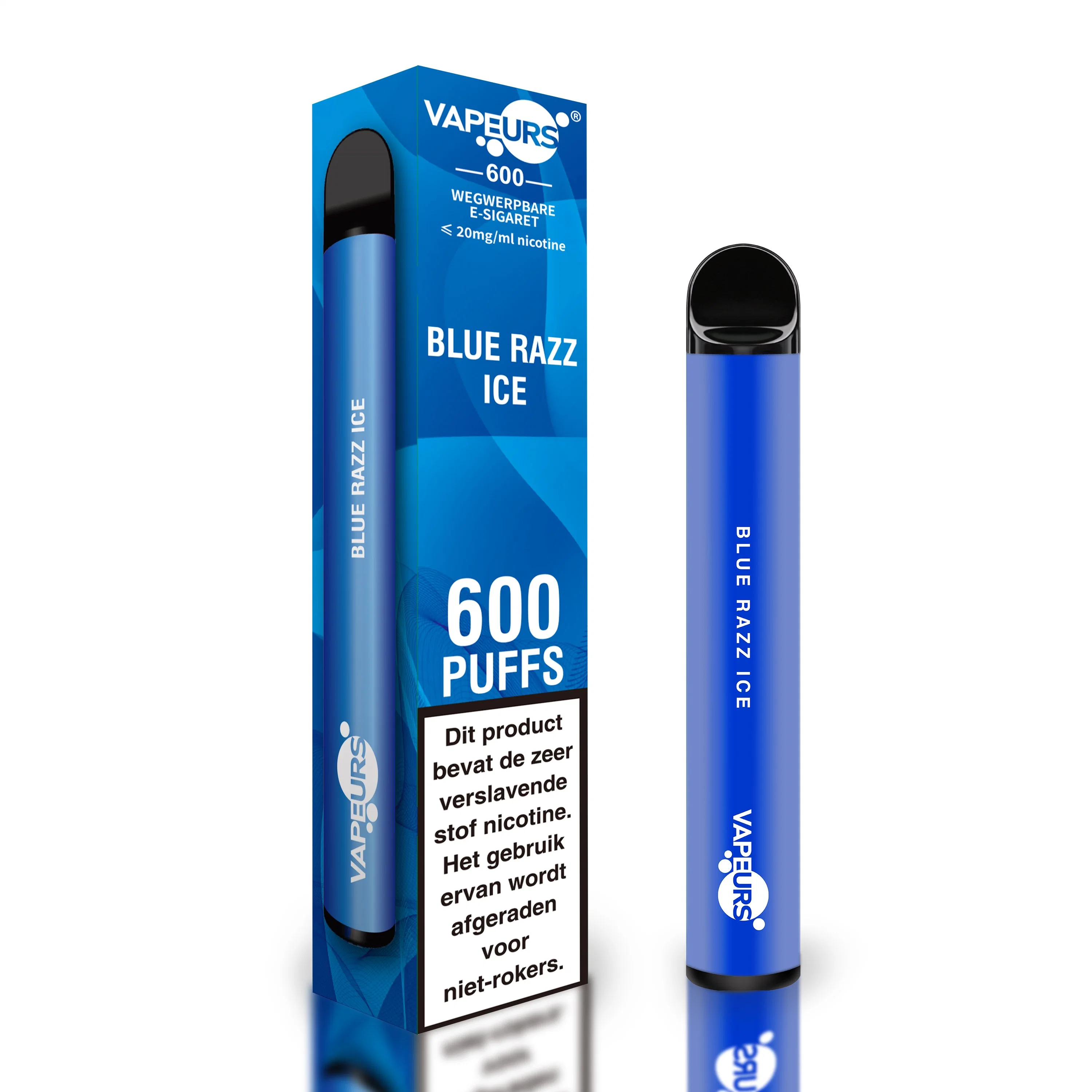 مبيعات ساخنة في سوق هولندا بالجملة قلم القرود 600 نفخة مع 20 ملغ نيكوتين سولت E سعر السجائر