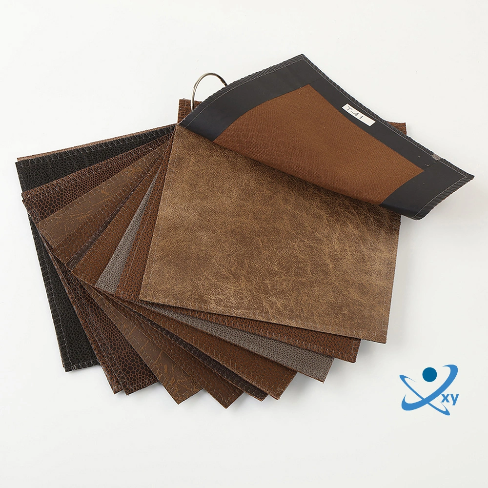 Excellent Quality Textured Recycled Faux Leather PU Synthetic Leather