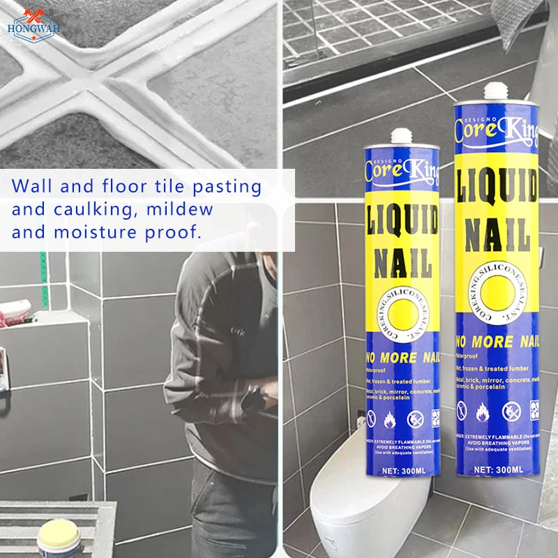 Wall Floor Caulking No-Nail Adhesive Liquid Nail Adhesive for Home Decoration