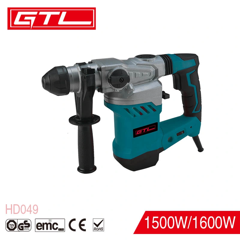 32mm 3 Function 1500W Power Tool Electric Drill Rotary Hammer (HD049)