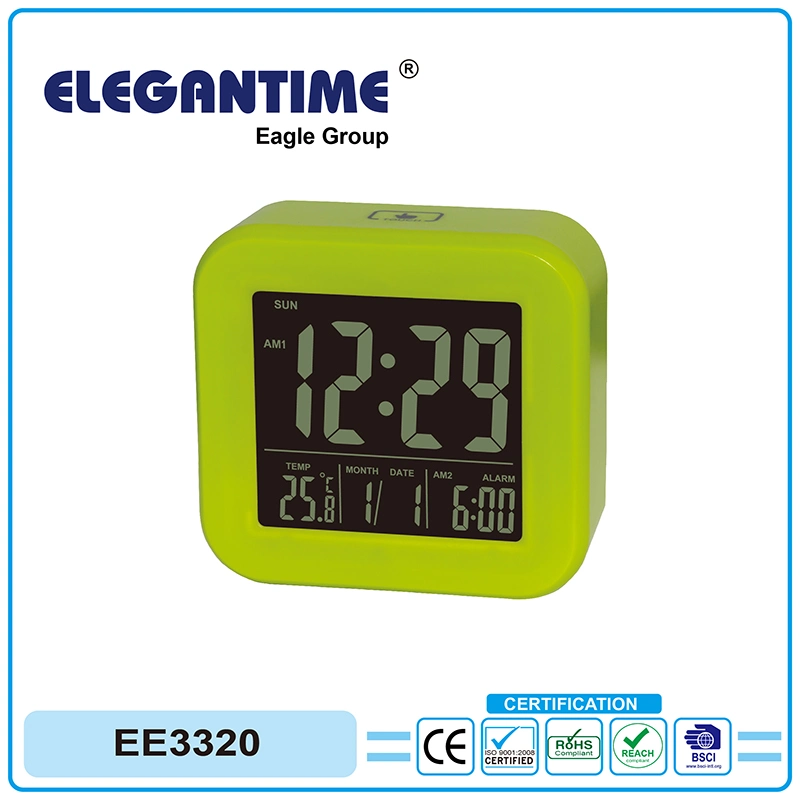 Home Decoration Fashion LCD Clock with Big Diginal Screen