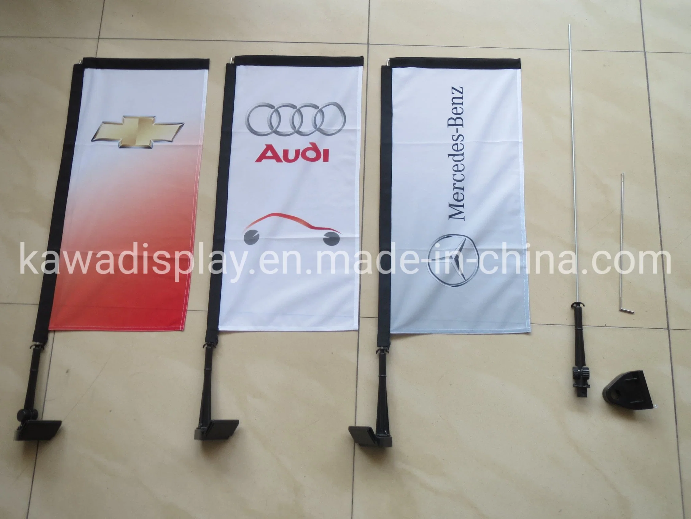 Small Car Feather Flag Teardrop Banner for Car Exhibition