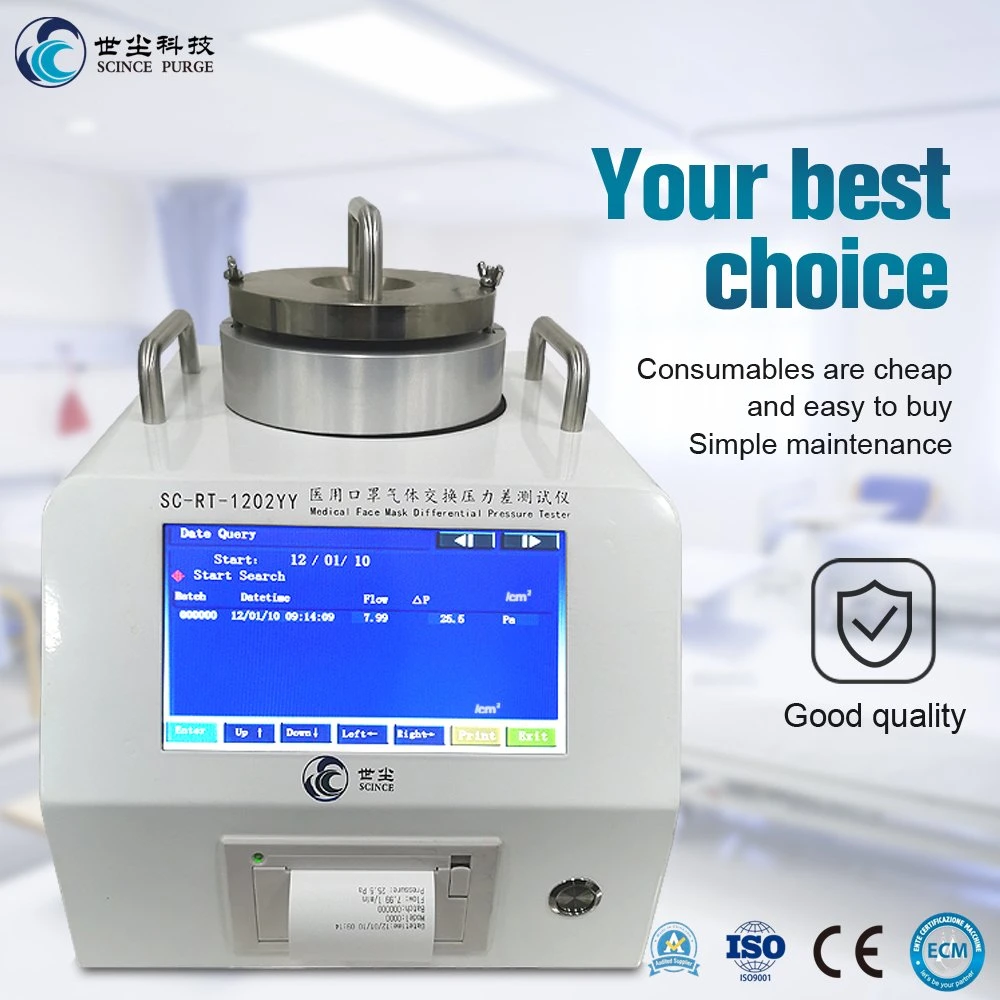 Differential Pressure Testing Equipment for Medical Face Mask