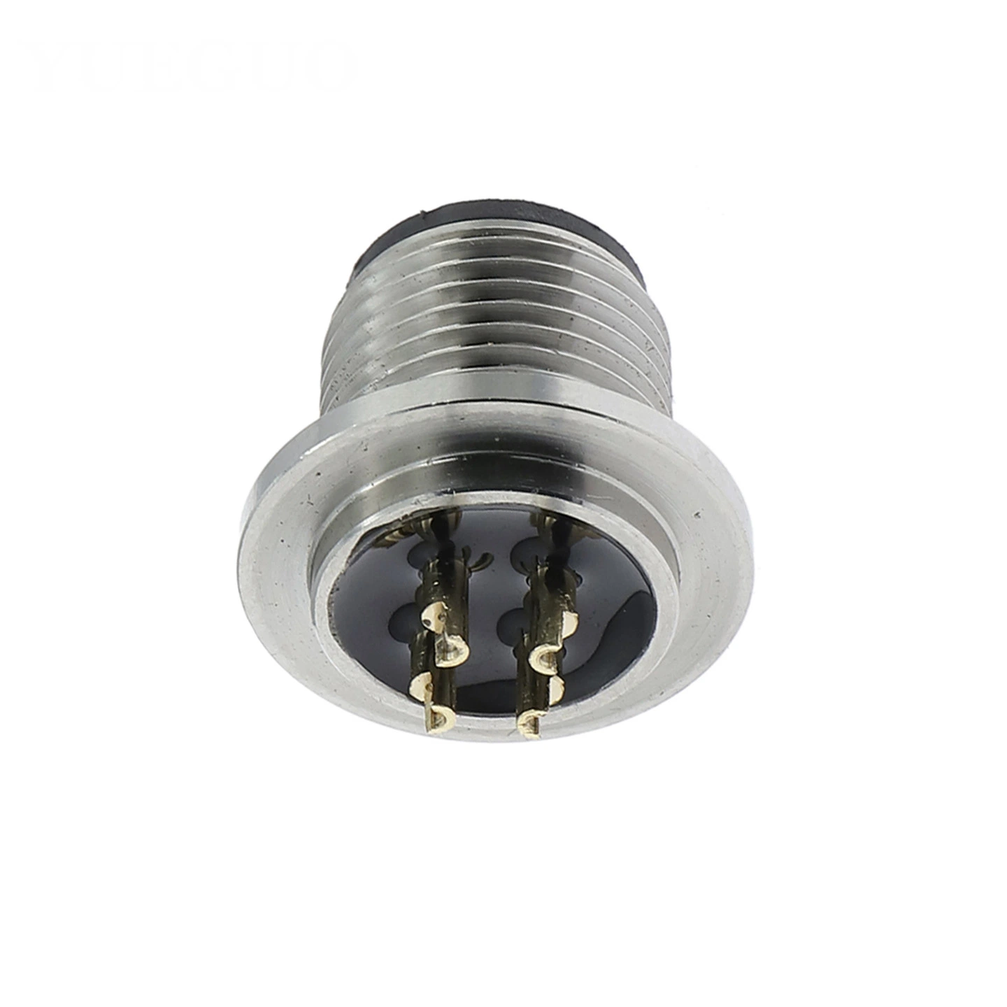 M12 Stainless Steel 4core Socket Connector Plug