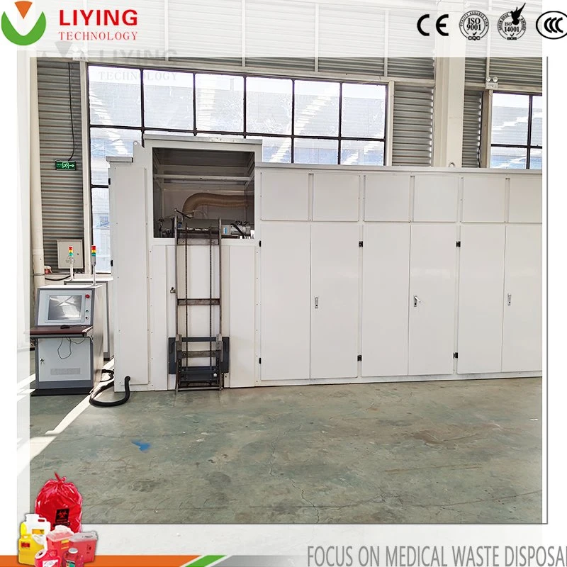 60kg/H Non-Pollution Hospital Medicla Garbage Microwave Disposal Equipment Biomedical Refuse Sterilizer