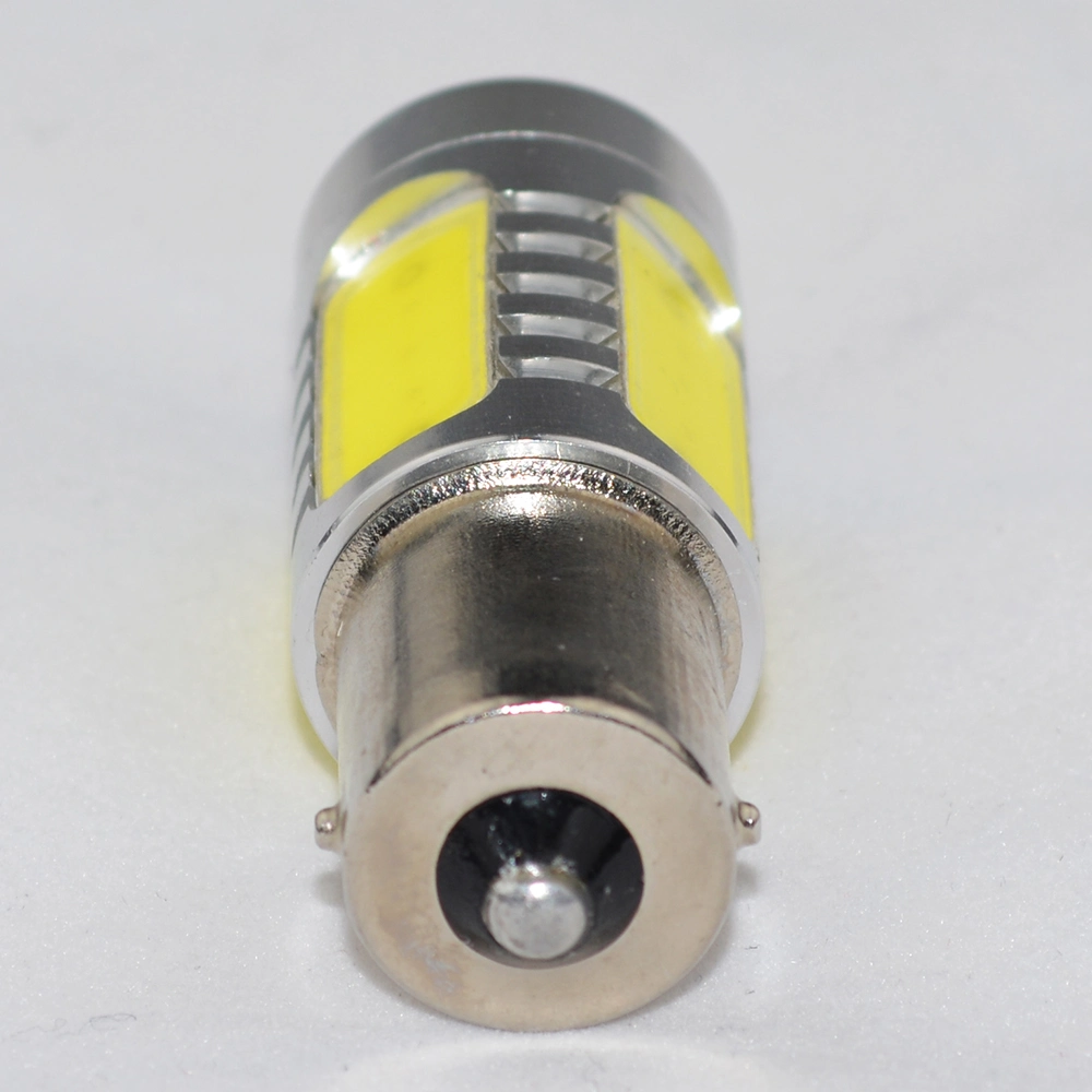 12V DC S25 Rojo Amarillo Alta Potencia 1156 7,5W LED Luz de freno LED de luz trasera P21W Luz de señal de giro de parada Lámpara LED blanca Ba15s