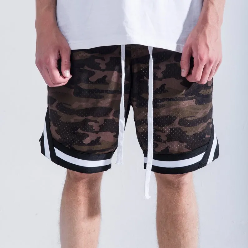 Men's Custom Design Fashion Camouflage Sports Shorts